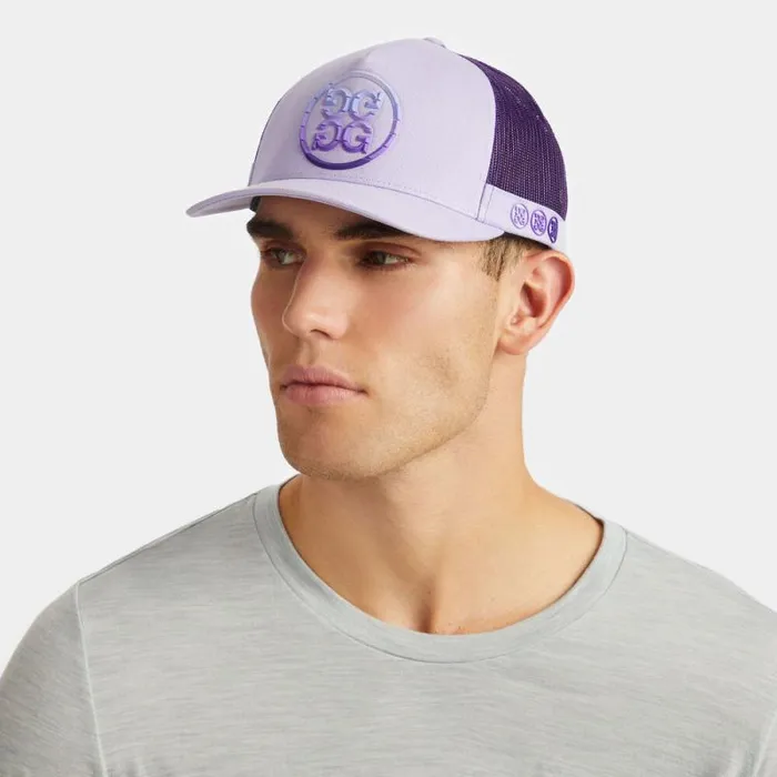 GFORE GRADIENT CIRCLE G039S COTTON TWILL TRUCKER HAT Aura MenWomen Hats GFORE GRADIENT CIRCLE G039S COTTON TWILL TRUCKER HAT Aura MenWomen Hats