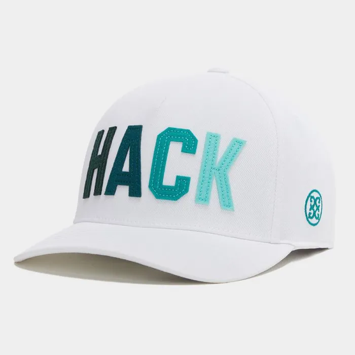 GFORE HACK STRETCH TWILL SNAPBACK HAT Snow Men Hats