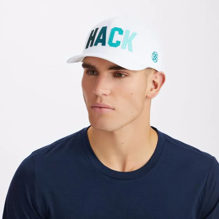 GFORE HACK STRETCH TWILL SNAPBACK HAT Snow Men Hats GFORE HACK STRETCH TWILL SNAPBACK HAT Snow Men Hats