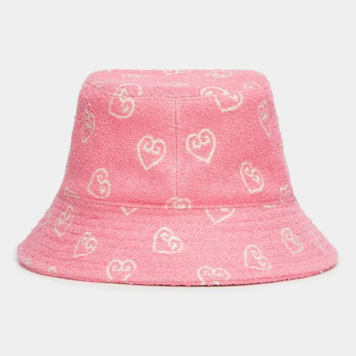 GFORE HEART G039S BOUCL BUCKET HAT Blush Women Hats GFORE HEART G039S BOUCL BUCKET HAT Blush Women Hats