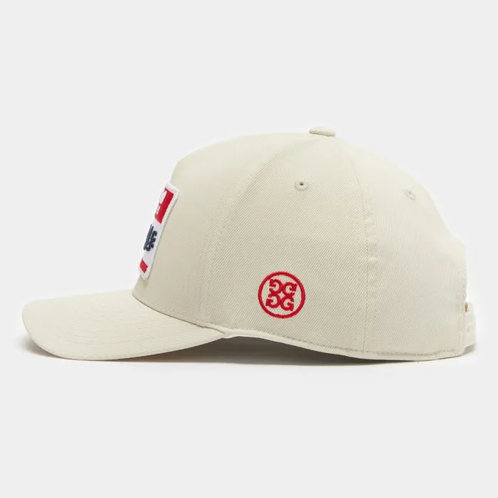 GFORE HELLO STRETCH TWILL SNAPBACK HAT Stone Men Hats GFORE HELLO STRETCH TWILL SNAPBACK HAT Stone Men Hats