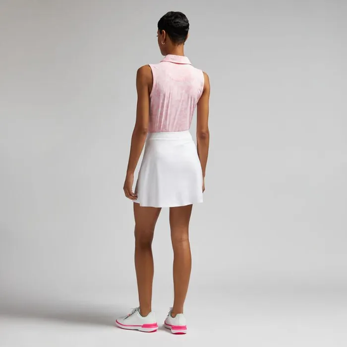 GFORE ICON CAMO SILKY TECH NYLON SLEEVELESS POLO Blush Women Polos and Shirts GFORE ICON CAMO SILKY TECH NYLON SLEEVELESS POLO Blush Women Polos and Shirts