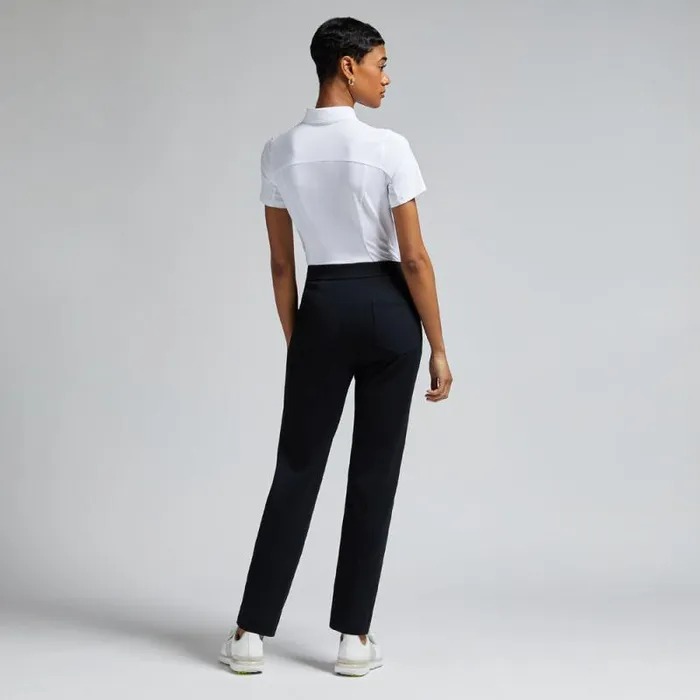 GFORE INTERLOCK QUARTER ZIP SHORT SLEEVE PULLOVER Snow Women Polos and Shirts