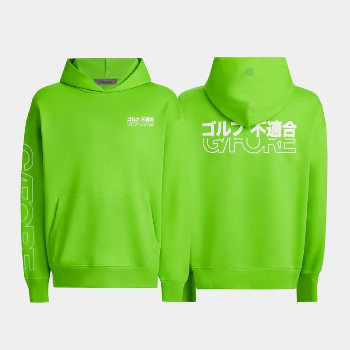 GFORE JFORE OVERSIZED FRENCH TERRY HOODIE Gecko Men Hoodies and Tees