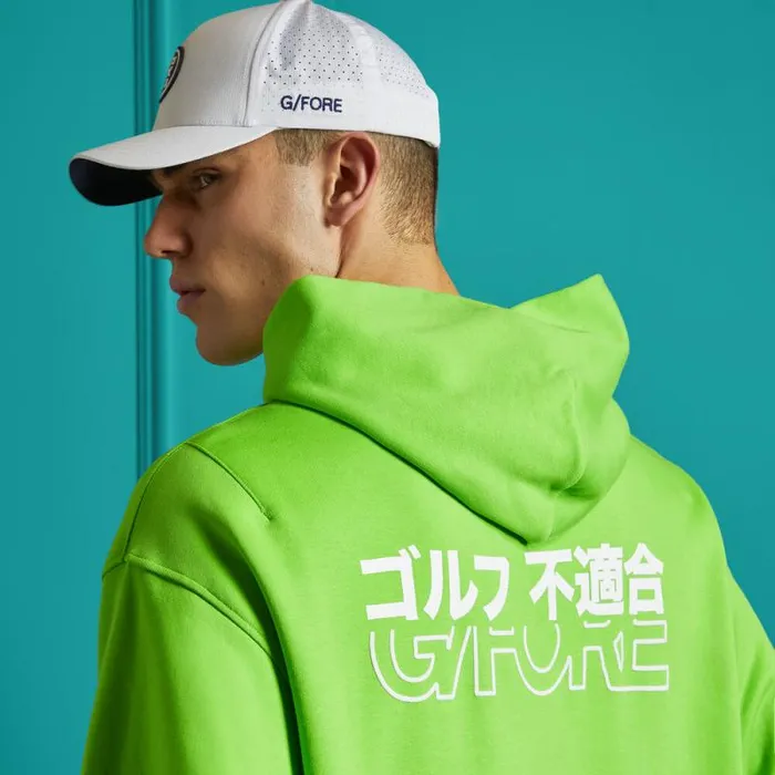 GFORE JFORE OVERSIZED FRENCH TERRY HOODIE Gecko Men Hoodies and Tees