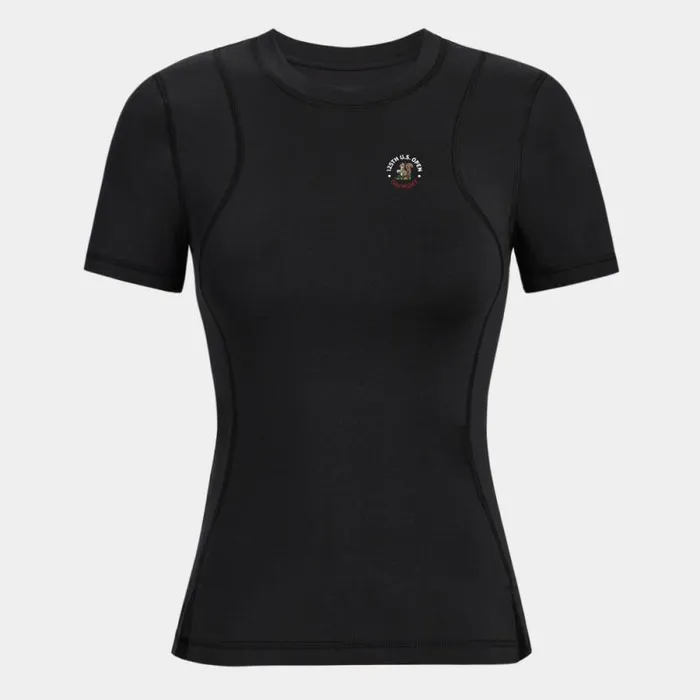 GFORE LTD RELEASE 2025 US OPEN ESSENTIAL TECH COTTON JERSEY OPS TEE Onyx Women Polos and Shirts GFORE LTD RELEASE 2025 US OPEN ESSENTIAL TECH COTTON JERSEY OPS TEE Onyx Women Polos and Shirts