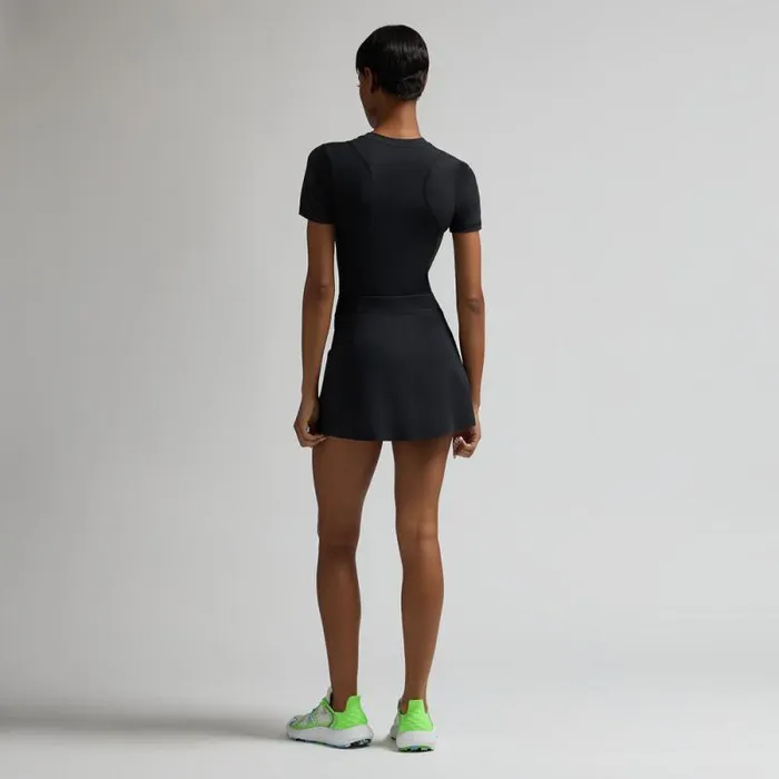 GFORE LTD RELEASE 2025 US OPEN ESSENTIAL TECH COTTON JERSEY OPS TEE Onyx Women Polos and Shirts GFORE LTD RELEASE 2025 US OPEN ESSENTIAL TECH COTTON JERSEY OPS TEE Onyx Women Polos and Shirts