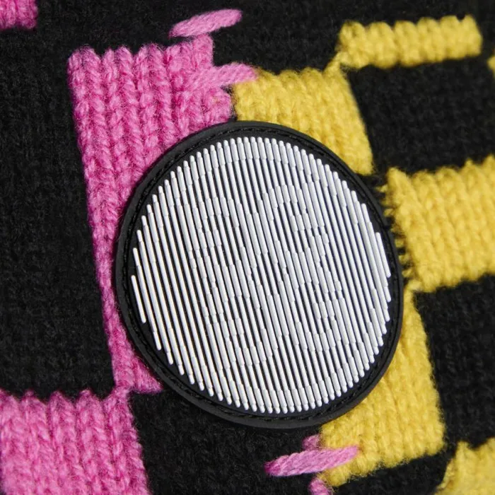 GFORE LTD RELEASE DISTORTED CHECK MERINO WOOL BEANIE Cyberknockout Pink MenWomen Hats GFORE LTD RELEASE DISTORTED CHECK MERINO WOOL BEANIE Cyberknockout Pink MenWomen Hats