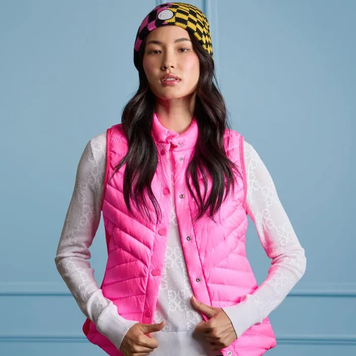 GFORE LTD RELEASE DISTORTED CHECK MERINO WOOL BEANIE Cyberknockout Pink MenWomen Hats GFORE LTD RELEASE DISTORTED CHECK MERINO WOOL BEANIE Cyberknockout Pink MenWomen Hats