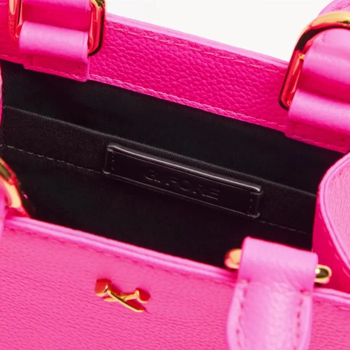 GFORE METAL TEES LEATHER MINI TOTE Knockout Pink Women Handbags and Luggage GFORE METAL TEES LEATHER MINI TOTE Knockout Pink Women Handbags and Luggage