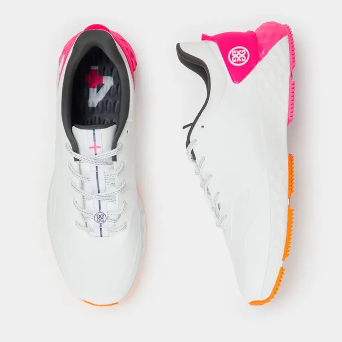 GFORE MG4 CONTRAST GOLF SHOE Knockout Pink Shocking Orange Men Golf Shoes