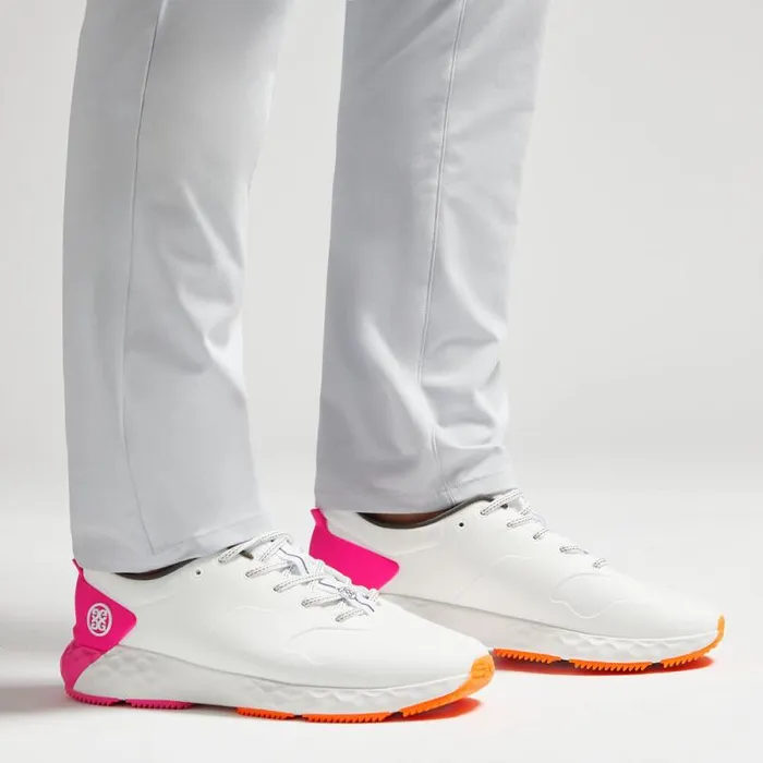 GFORE MG4 CONTRAST GOLF SHOE Knockout Pink Shocking Orange Men Golf Shoes