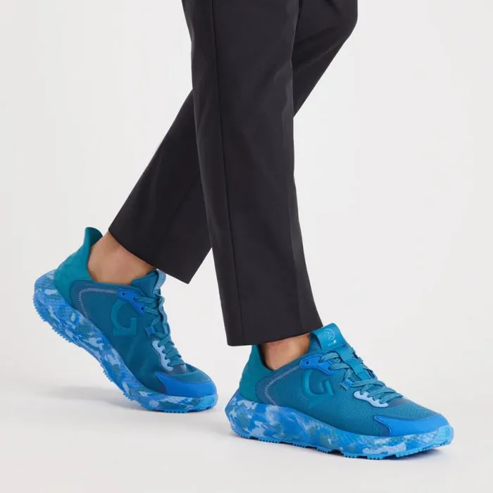 GFORE MG4X2 KNIT CAMO SOLE HYBRID GOLF CROSS TRAINER Petrol Men Golf Shoes GFORE MG4X2 KNIT CAMO SOLE HYBRID GOLF CROSS TRAINER Petrol Men Golf Shoes