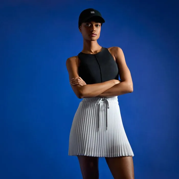 GFORE MICROPLEAT OPS HIGH WAISTED SKORT Snow Women Skorts and Dresses GFORE MICROPLEAT OPS HIGH WAISTED SKORT Snow Women Skorts and Dresses