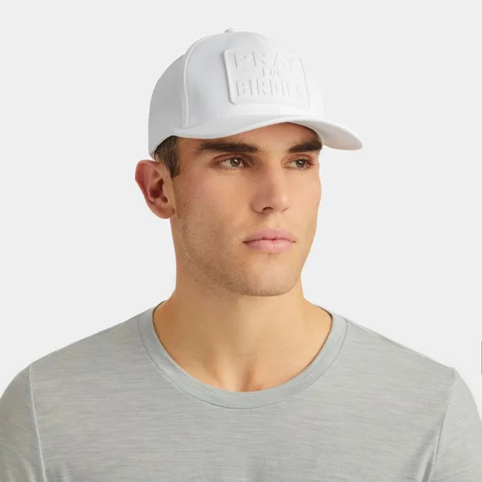 GFORE MONOCHROME PRAY FOR BIRDIES STRETCH TWILL SNAPBACK HAT Snow MenWomen Hats GFORE MONOCHROME PRAY FOR BIRDIES STRETCH TWILL SNAPBACK HAT Snow MenWomen Hats