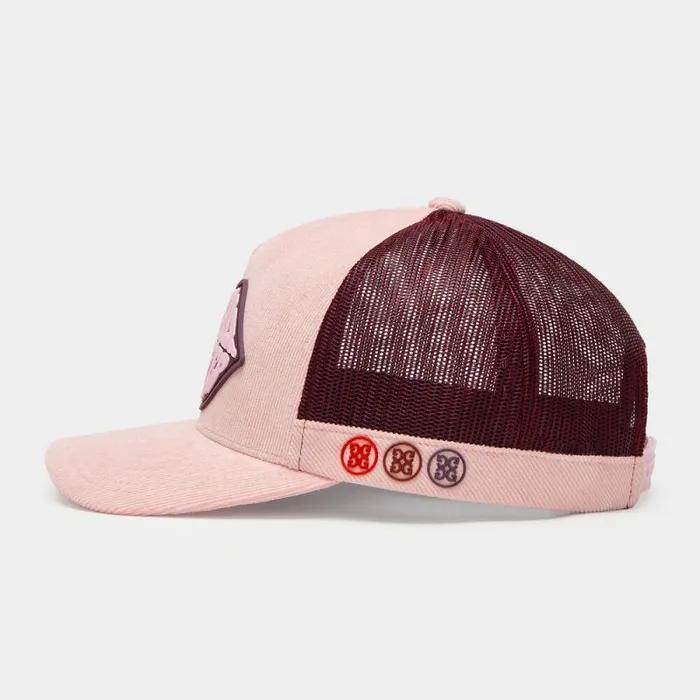 GFORE MOTHER GOLFER COTTON CORDUROY TRUCKER HAT Amour Women Hats
