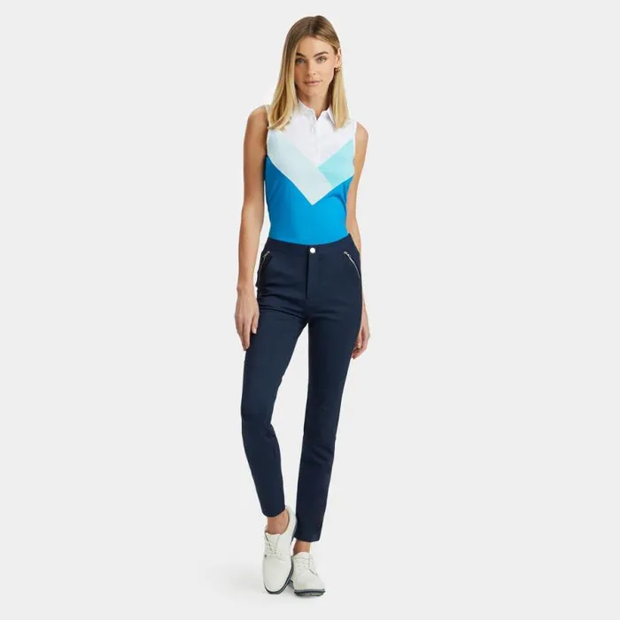 GFORE MULTI V TECH JERSEY SLEEVELESS POLO Snow Women Polos and Shirts GFORE MULTI V TECH JERSEY SLEEVELESS POLO Snow Women Polos and Shirts