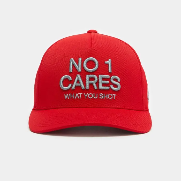 GFORE NO 1 CARES STRETCH TWILL SNAPBACK HAT Poppy MenWomen Hats GFORE NO 1 CARES STRETCH TWILL SNAPBACK HAT Poppy MenWomen Hats