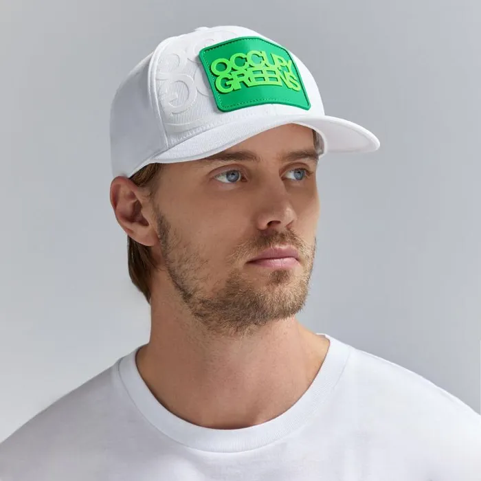 GFORE OCCUPY GREENS STRETCH TWILL SNAPBACK HAT Snow MenWomen Hats GFORE OCCUPY GREENS STRETCH TWILL SNAPBACK HAT Snow MenWomen Hats
