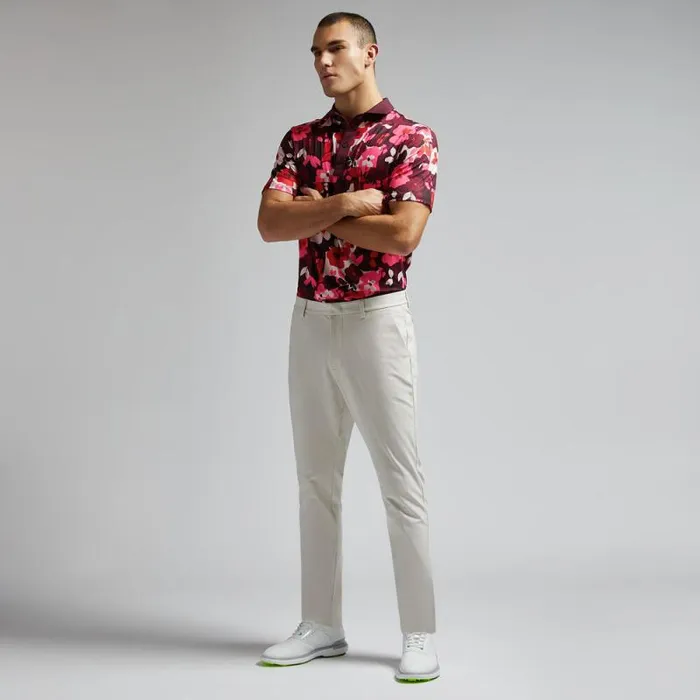 GFORE PATCHWORK FLORAL TECH JERSEY POLO Port Men Polos GFORE PATCHWORK FLORAL TECH JERSEY POLO Port Men Polos