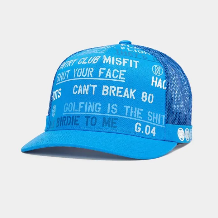 GFORE PHRASE COTTON TWILL TRUCKER HAT Surf MenWomen Hats