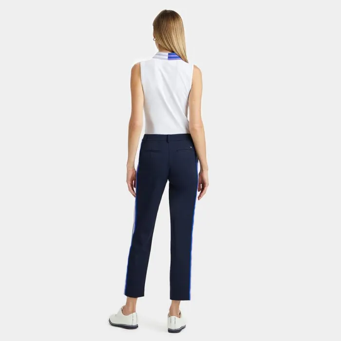 GFORE QUARTER ZIP TECH PIQU SLEEVELESS POLO Snow Women Polos and Shirts