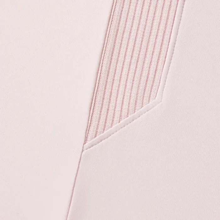 GFORE RIB GUSSET MLANGE ICE NYLON SPREAD COLLAR POLO Heather Blush Men Polos GFORE RIB GUSSET MLANGE ICE NYLON SPREAD COLLAR POLO Heather Blush Men Polos