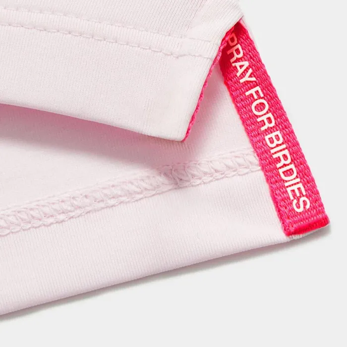 GFORE RIB GUSSET MLANGE ICE NYLON SPREAD COLLAR POLO Heather Blush Men Polos GFORE RIB GUSSET MLANGE ICE NYLON SPREAD COLLAR POLO Heather Blush Men Polos