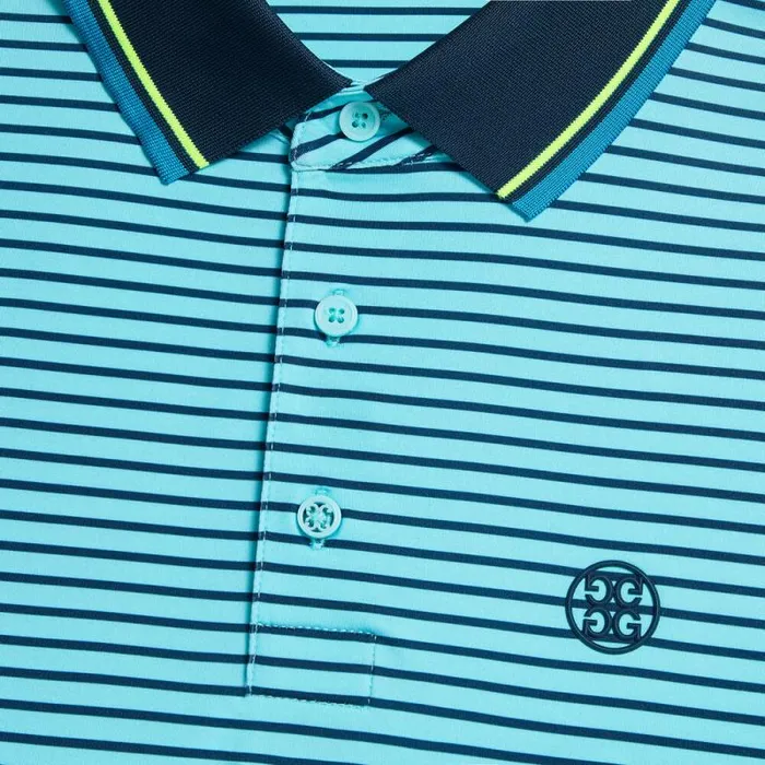 GFORE SKULL and TEES 3D TECH JERSEY POLO Storm Men Polos GFORE SKULL and TEES 3D TECH JERSEY POLO Storm Men Polos