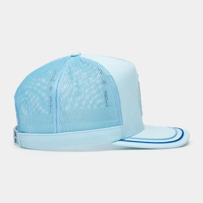 GFORE SOUTACHE KNIT INTERLOCK TALL TRUCKER HAT Powder MenWomen Hats
