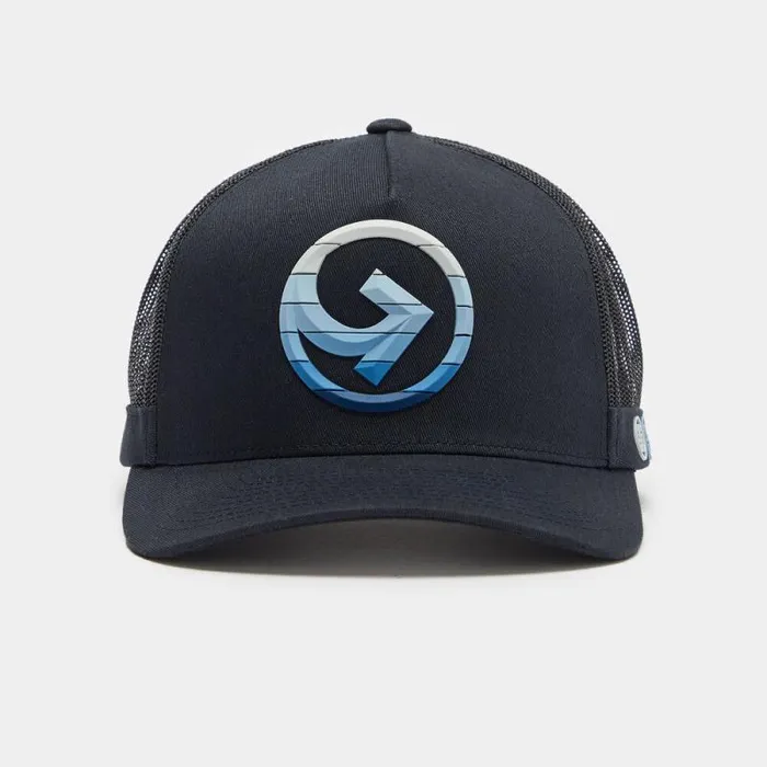 GFORE STRIPED QUARTER G COTTON TWILL TRUCKER HAT Ink MenWomen Hats
