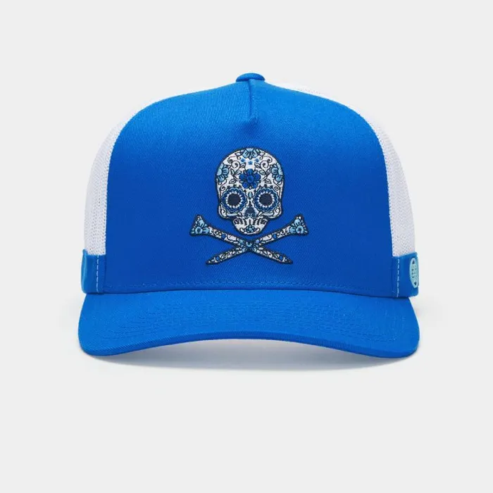 GFORE SUGAR SKULL and TEES COTTON TWILL TRUCKER HAT Racer MenWomen Hats