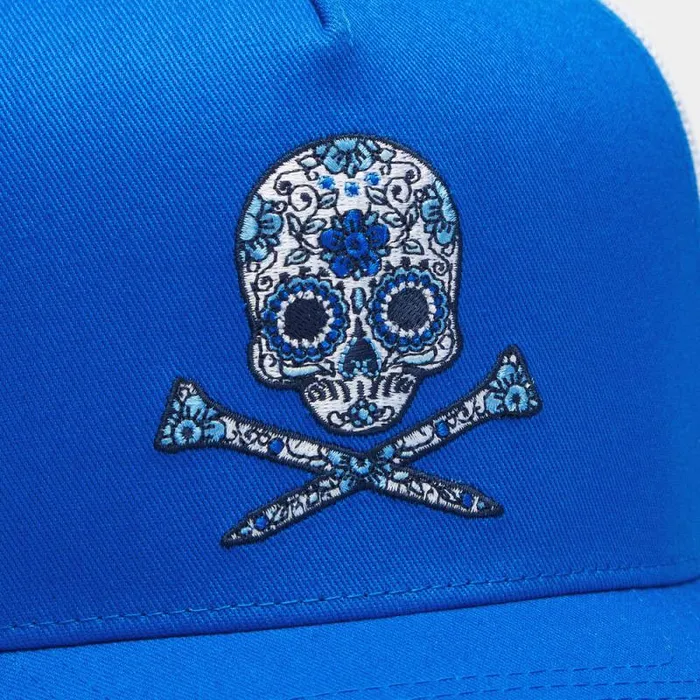 GFORE SUGAR SKULL and TEES COTTON TWILL TRUCKER HAT Racer MenWomen Hats