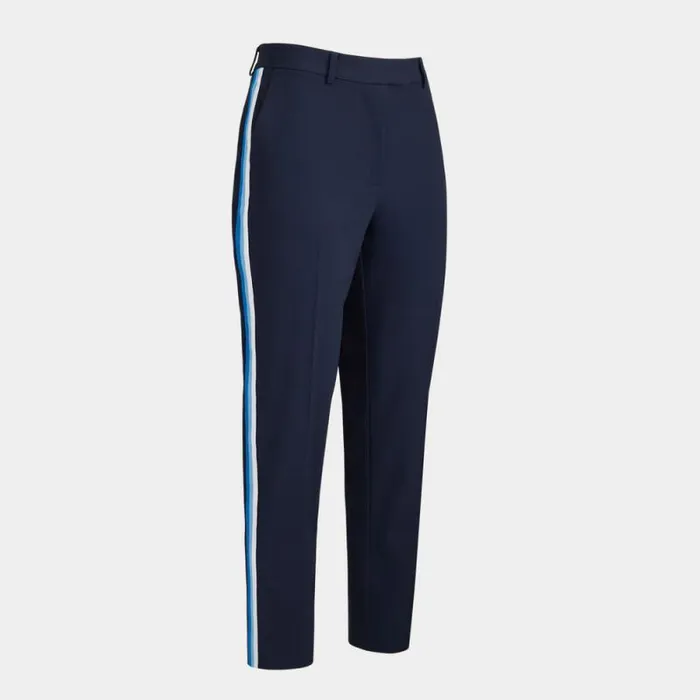GFORE TUX SHADOW STRETCH MID RISE STRAIGHT LEG TROUSER Twilight Women Pants and Shorts