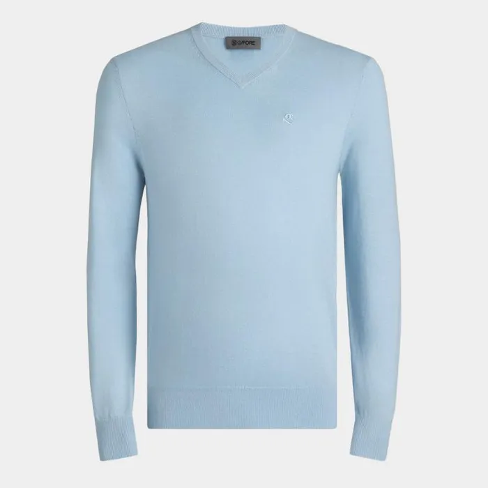 GFORE VERSE V NECK CASHMERE SWEATER Baja MenWomen Sweaters