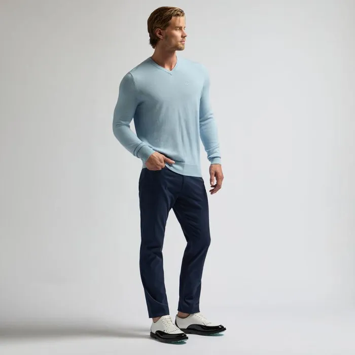 GFORE VERSE V NECK CASHMERE SWEATER Baja MenWomen Sweaters