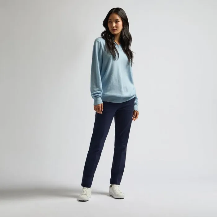 GFORE VERSE V NECK CASHMERE SWEATER Baja MenWomen Sweaters