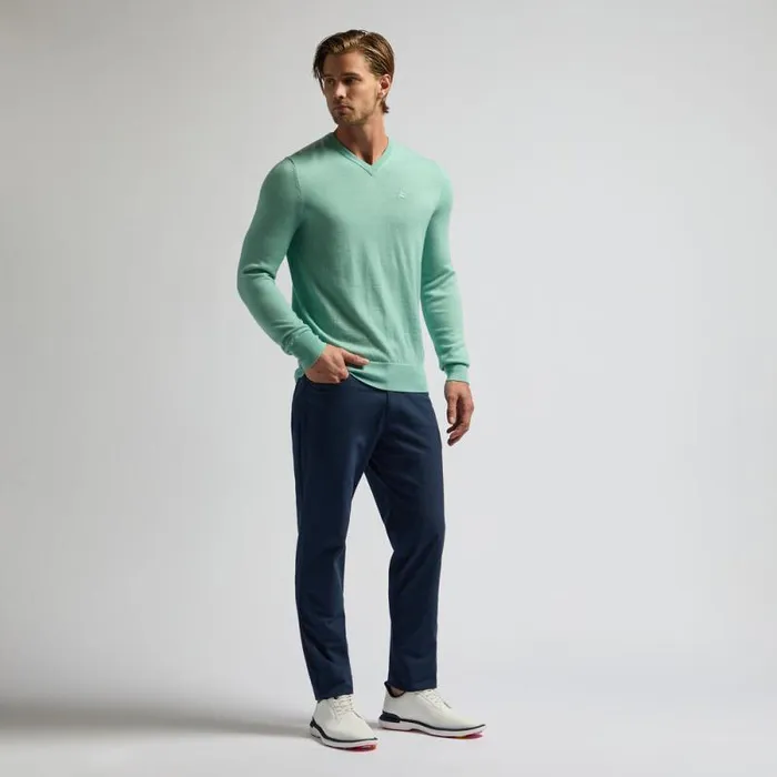 GFORE VERSE V NECK CASHMERE SWEATER Menthol MenWomen Sweaters
