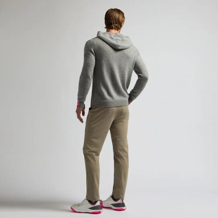 GFORE WASHABLE CASHMERE HOODED SWEATER Nimbus Melange Grey MenWomen Pullovers GFORE WASHABLE CASHMERE HOODED SWEATER Nimbus Melange Grey MenWomen Pullovers