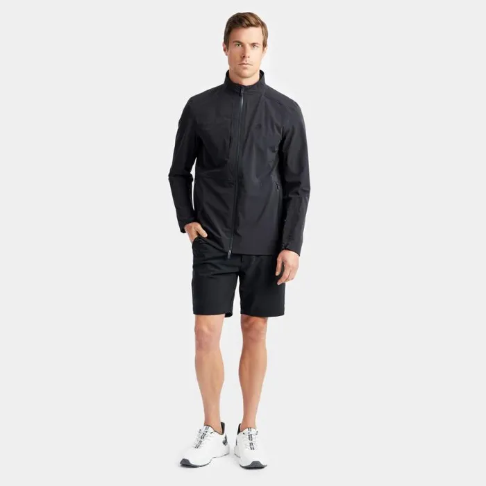 GFORE WEATHER RESISTANT REPELLER 20 RAIN JACKET Onyx Men Outerwear GFORE WEATHER RESISTANT REPELLER 20 RAIN JACKET Onyx Men Outerwear