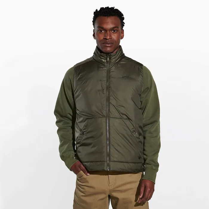 Geotex Insulated Vest Dusty Olive Men Merrell Tops
