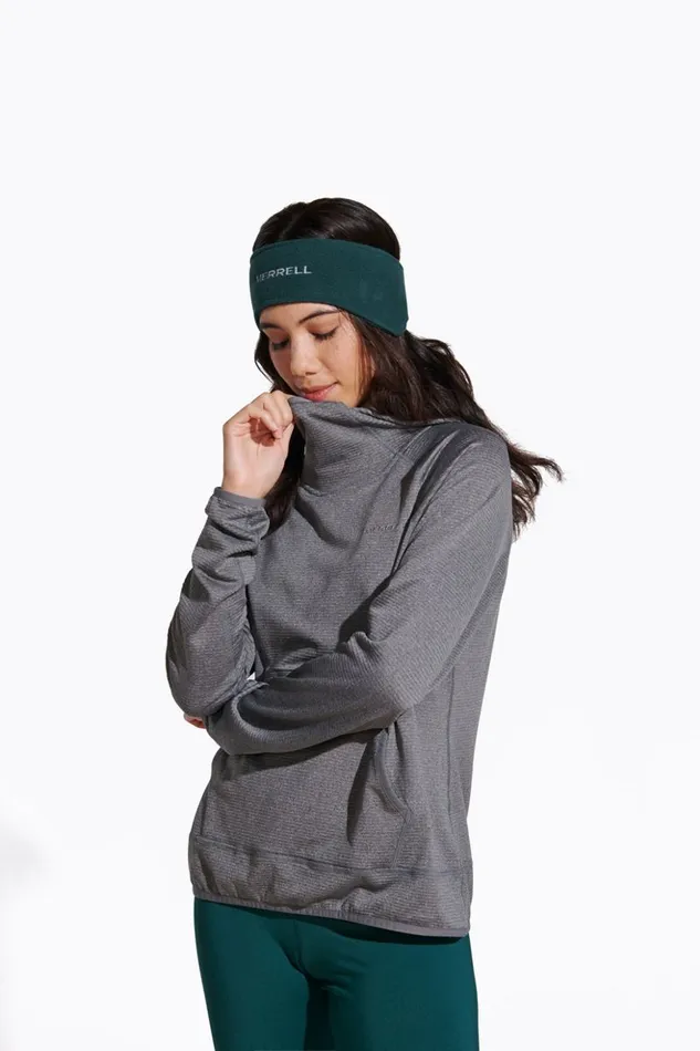 Geotex Pullover Hoody Rock Heather Women Merrell Tops