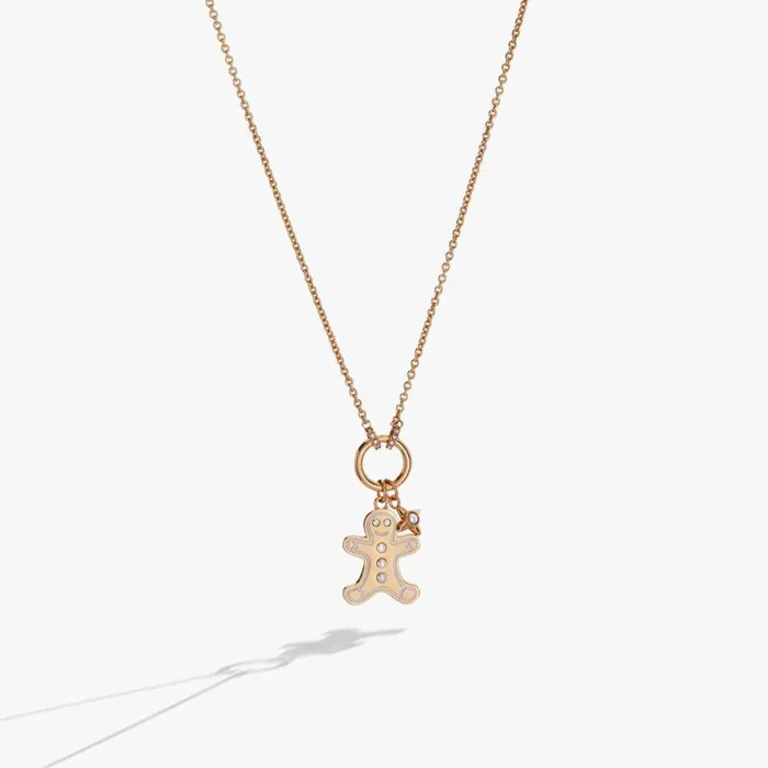 Gingerbread Charm Necklace Shiny Gold Women Alex And Ani Necklaces Gingerbread Charm Necklace Shiny Gold Women Alex And Ani Necklaces