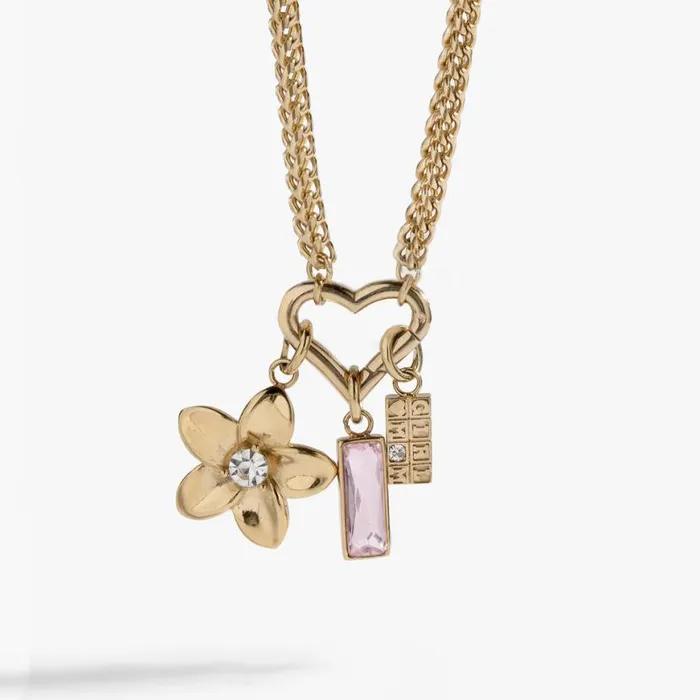 Girl Mom Interchangeable Charm Necklace Stainless Steel Gold Women Alex And Ani Heart Girl Mom Interchangeable Charm Necklace Stainless Steel Gold Women Alex And Ani Heart