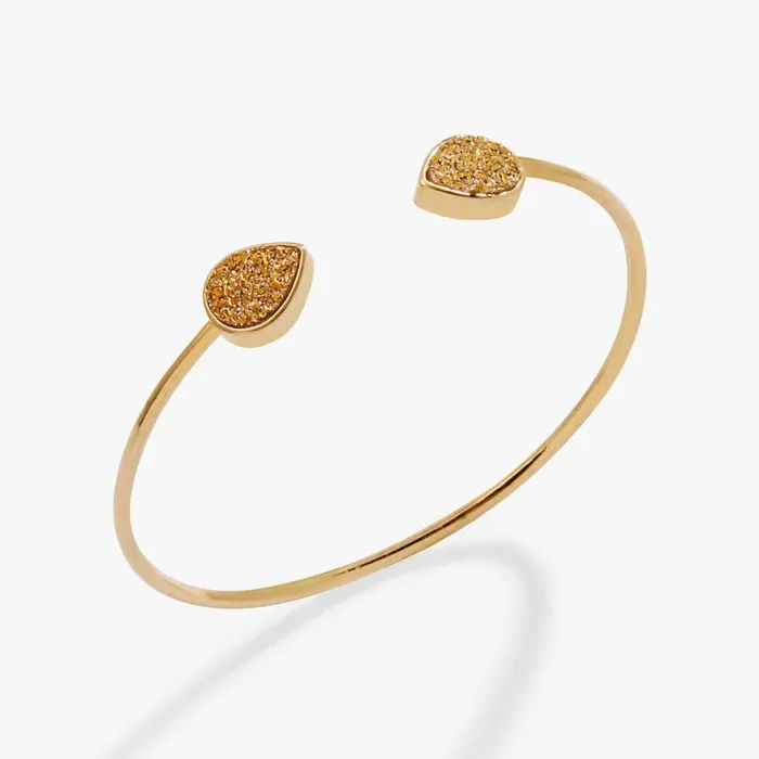 Glitter Druzy Flex Cuff Bracelet Gold Gold Women Alex And Ani Easter