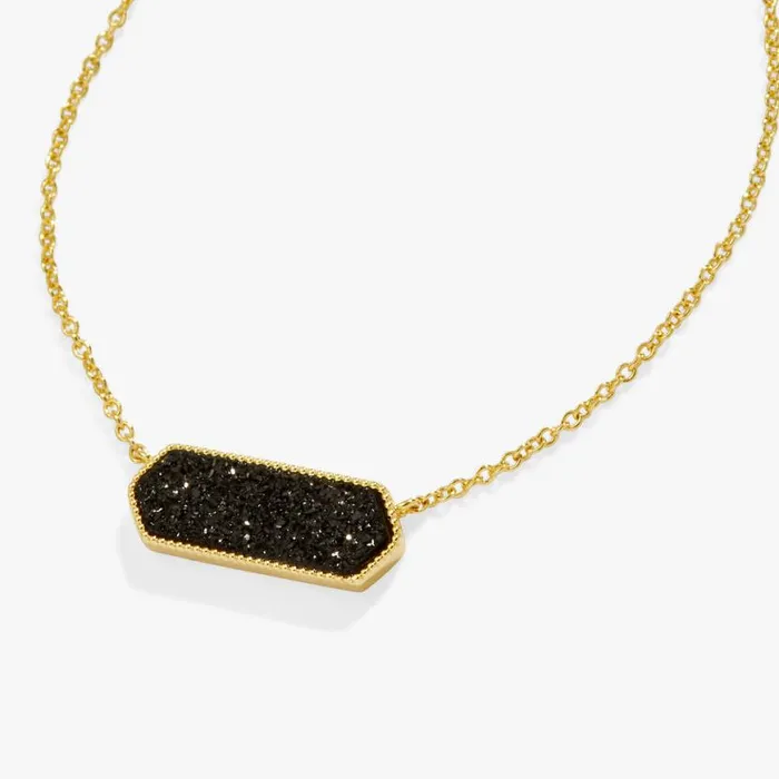 Glitter Druzy Pendant Necklace Black Gold Women Alex And Ani Necklaces Glitter Druzy Pendant Necklace Black Gold Women Alex And Ani Necklaces