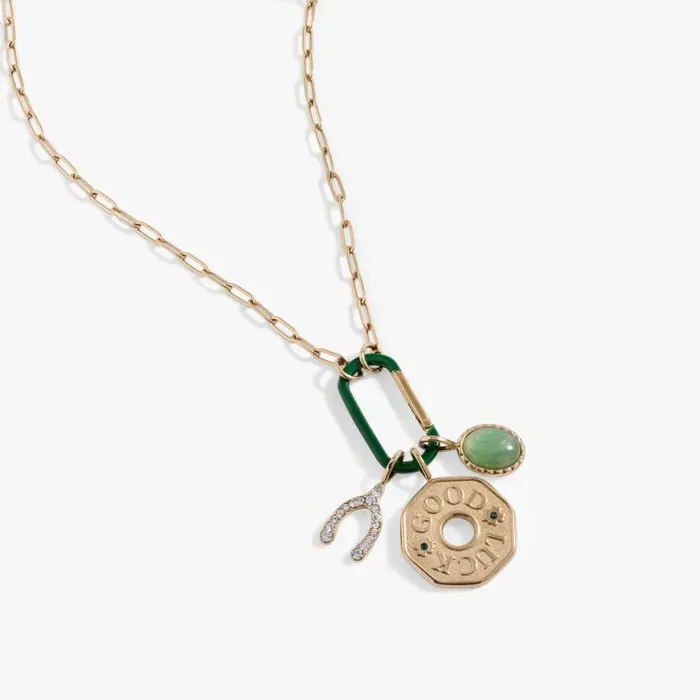Good Luck Interchangeable Charm Necklace Stainless Steel Gold Women Alex And Ani Interchangeable Starter Set Good Luck Interchangeable Charm Necklace Stainless Steel Gold Women Alex And Ani Interchangeable Starter Set