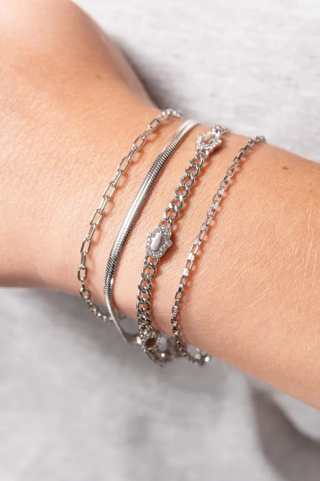 Hamsa Curb Chain Bracelet Stainless Steel Silver Women Alex And Ani Bracelets Hamsa Curb Chain Bracelet Stainless Steel Silver Women Alex And Ani Bracelets