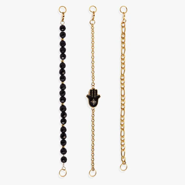 Hamsa Stranded Bracelet Set Stainless Steel Gold Women Alex And Ani Luck Prosperity Hamsa Stranded Bracelet Set Stainless Steel Gold Women Alex And Ani Luck Prosperity