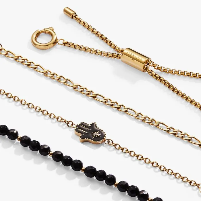 Hamsa Stranded Bracelet Set Stainless Steel Gold Women Alex And Ani Luck Prosperity Hamsa Stranded Bracelet Set Stainless Steel Gold Women Alex And Ani Luck Prosperity